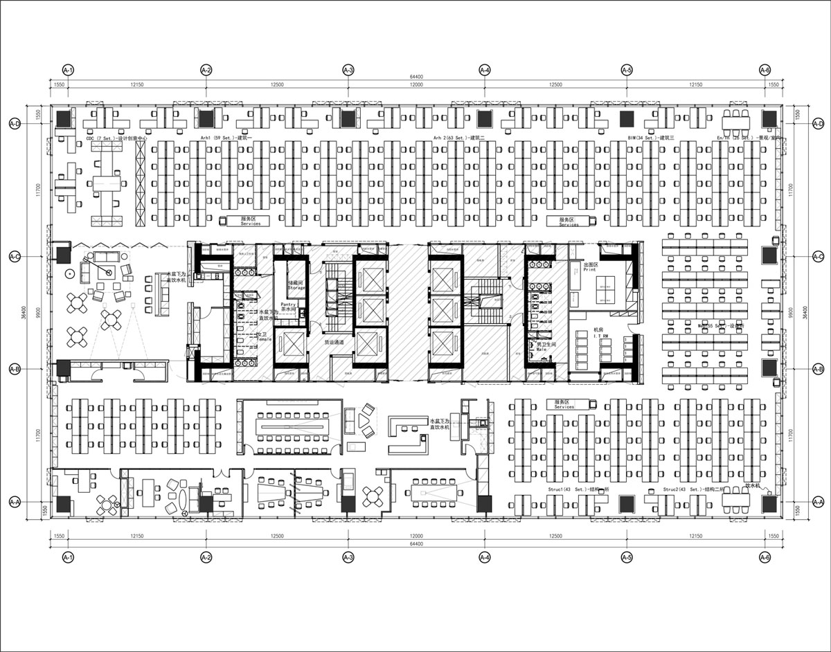 上海設(shè)計公司辦公室裝修設(shè)計案例-第7張圖片-上海古都建筑設(shè)計集團